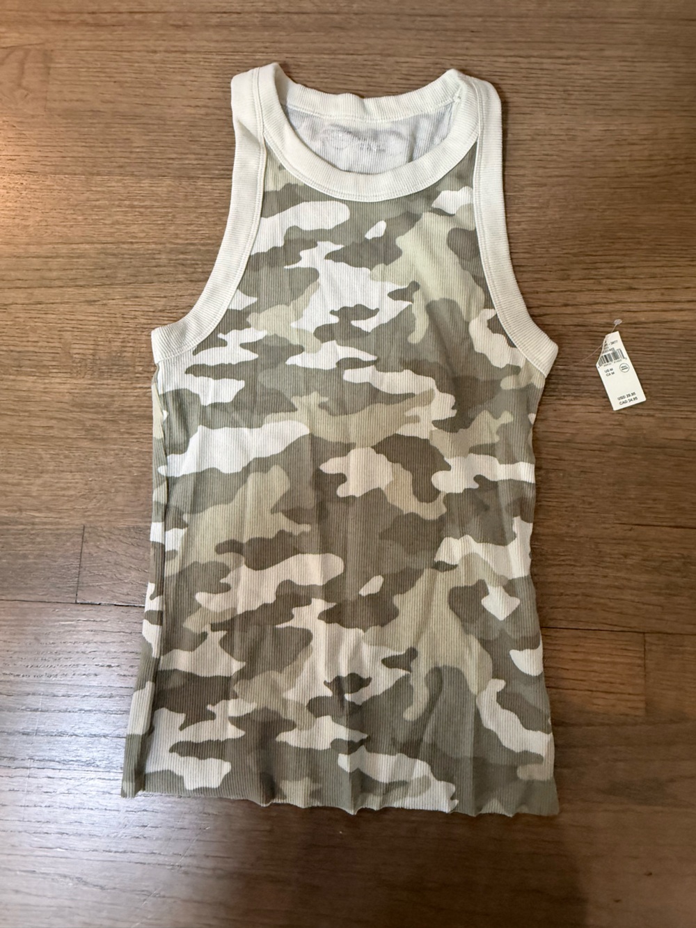 New Aerie Camo Tank-Size Medium